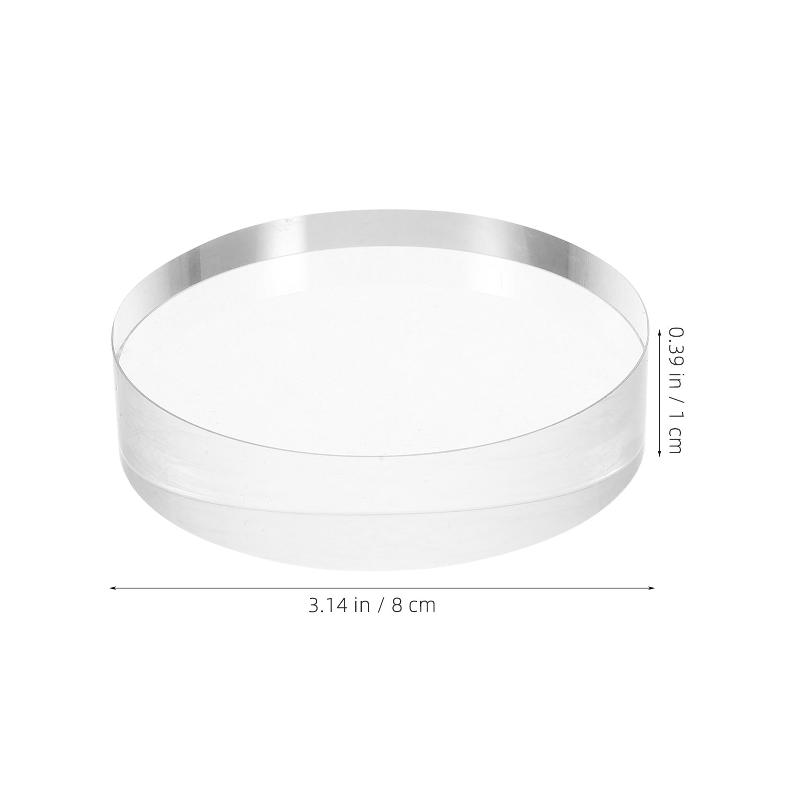 3.15 Inch Round Clear Glass Pa - Book Weight Glass review and price