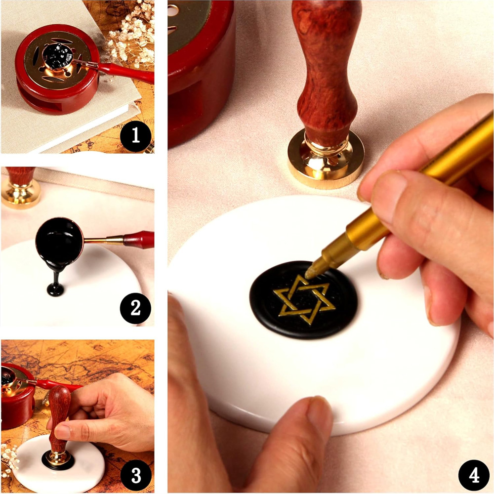 Custom Your Logo 25/30/40/50mm - Wax Seal Stamp Set review and price