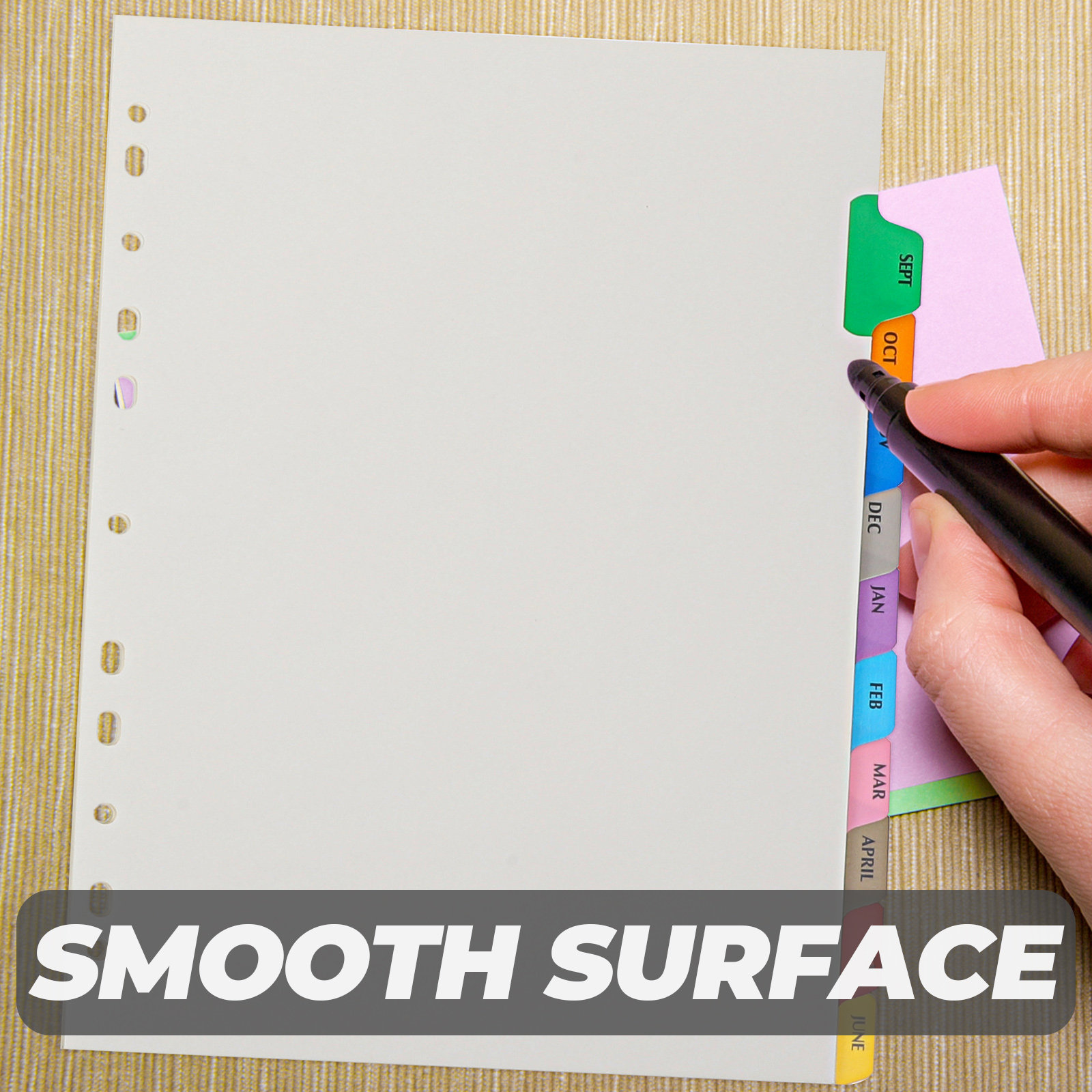 12Sheets Index Binder Dividers - Tab Divider A4 review and price