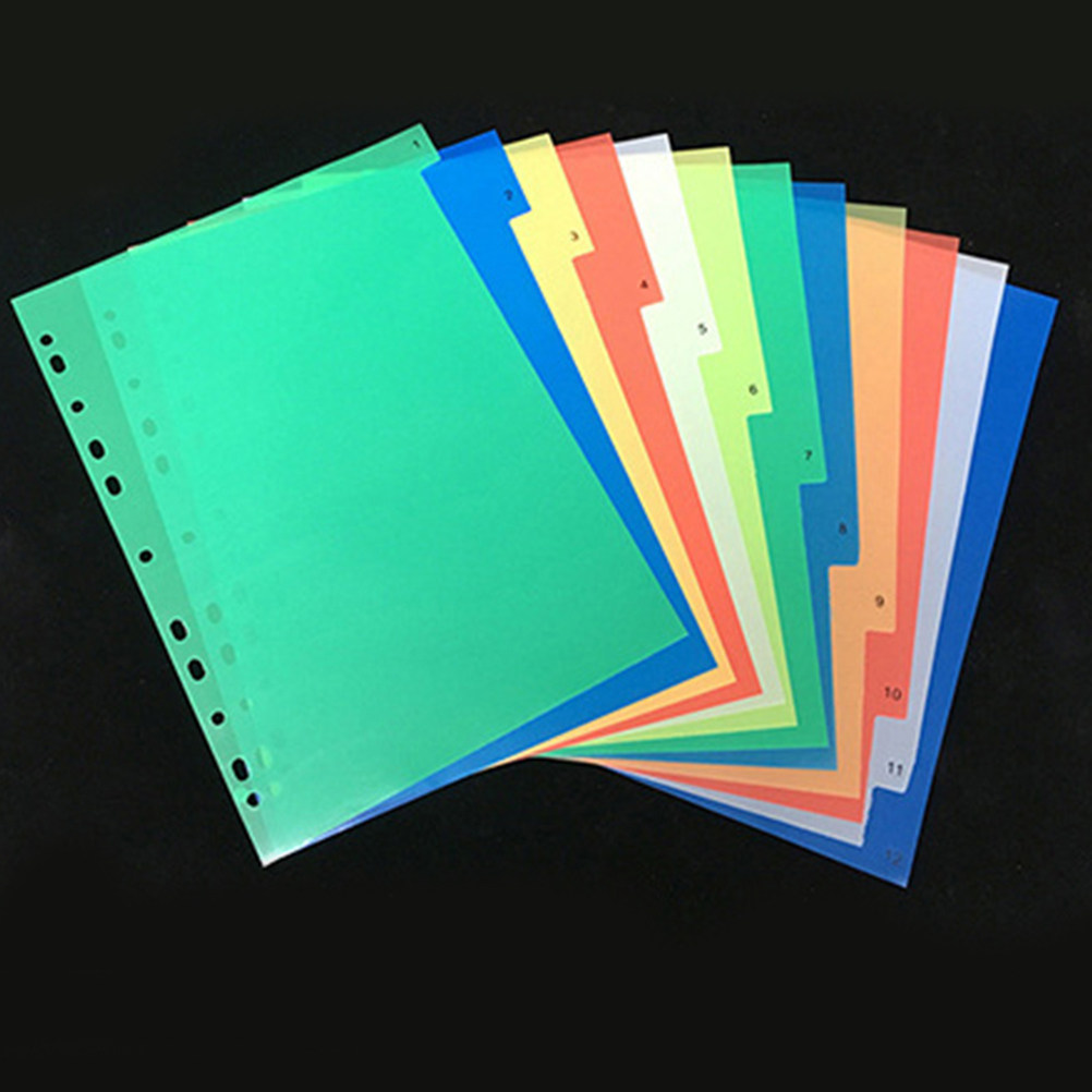 40Pcs A4 Bright Color Index Ta - Tab Divider A4 review and price