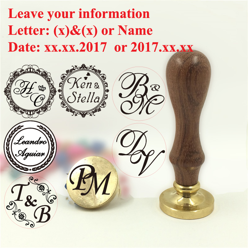 Custom Brass Wax Seal Stamp wi - Wax Seal Stamp Set review and price